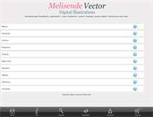 Tablet Screenshot of melisendevector.com